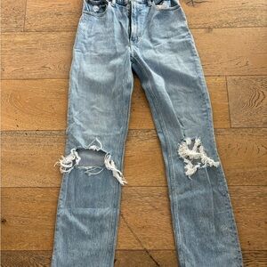 Abercrombie & Fitch Blue Straight Leg Jeans
